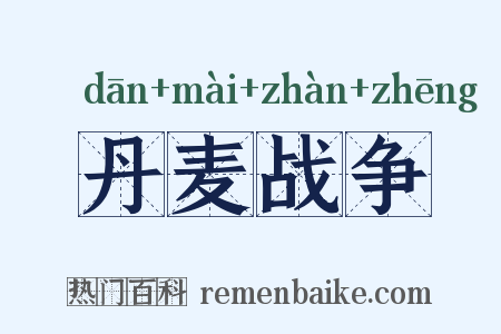 丹麦战争是什么意思的图片